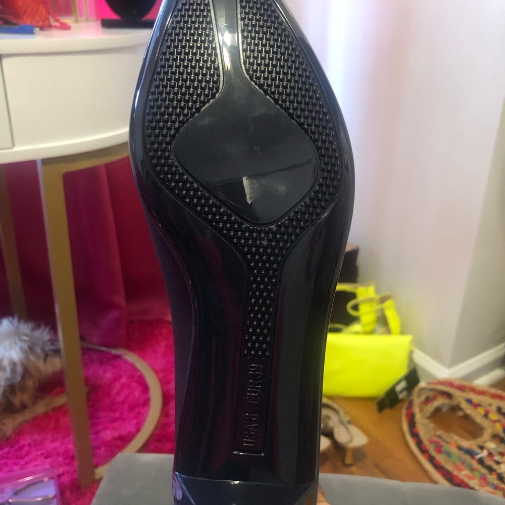 New Jeffrey Campbell Shiny Blue Rain Boots - Picture 11 of 11